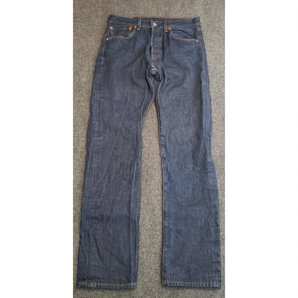 Levis 501 XX Denim Jeans Button Fly 32x32 (32x36tag)